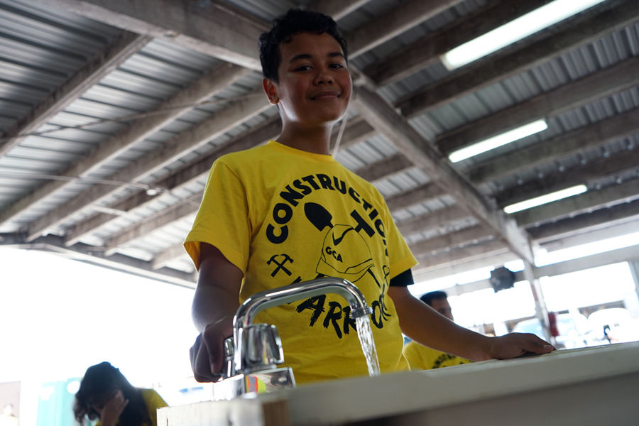Guam in Photos 2019 - November - Teens learn trades with GCA Construction Warriors